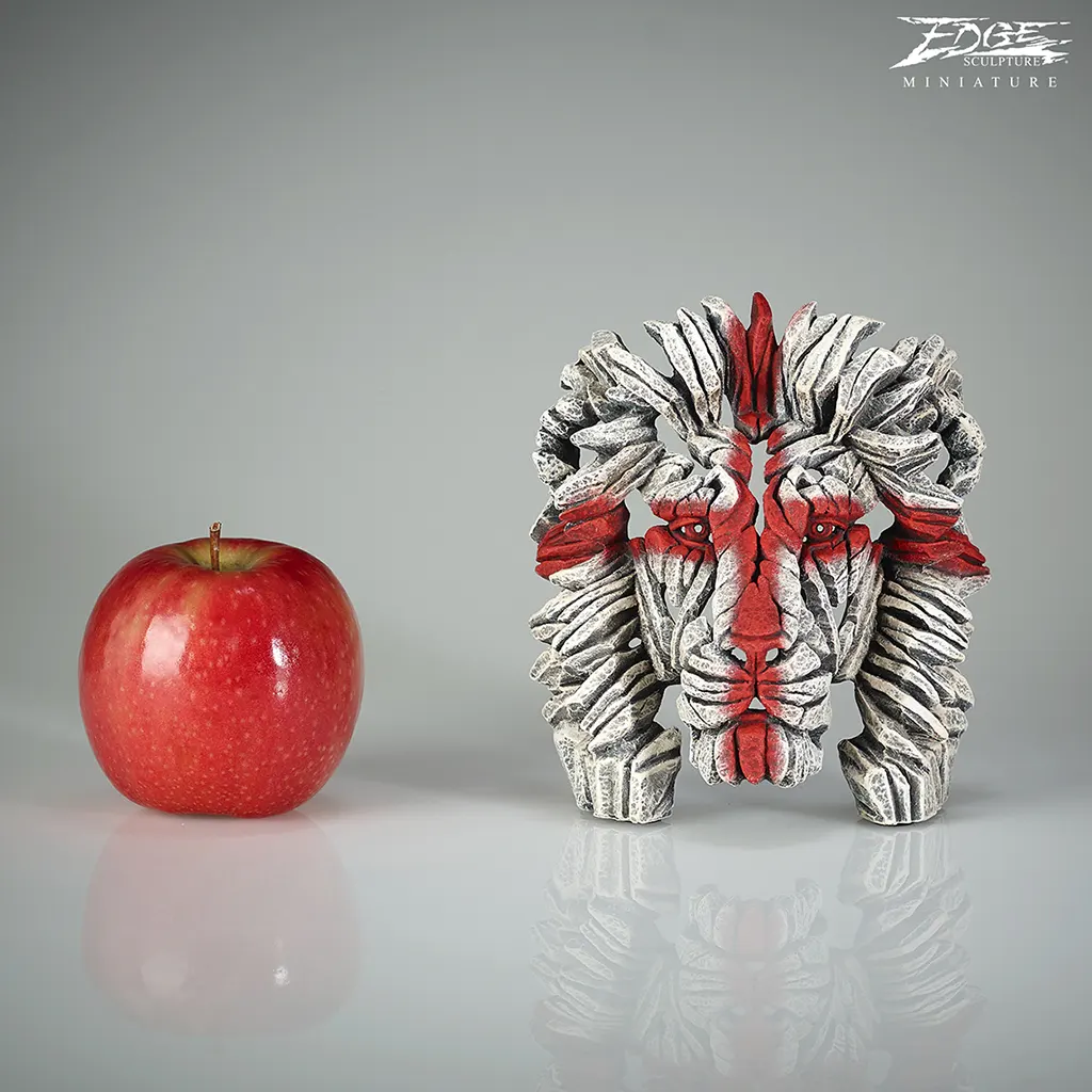 Miniature Lion Bust (St George England) Limited Edition by EDGE Sculpture
