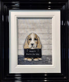Guilty Cocker Spaniel ORIGINAL by Stephen Roby *NEW*