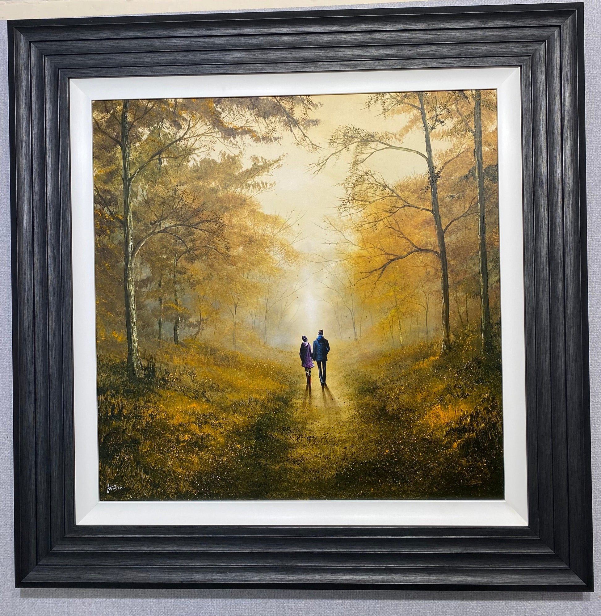 Danny Abrahams Autumn's Embrace Original - The Acorn Gallery, Pocklington