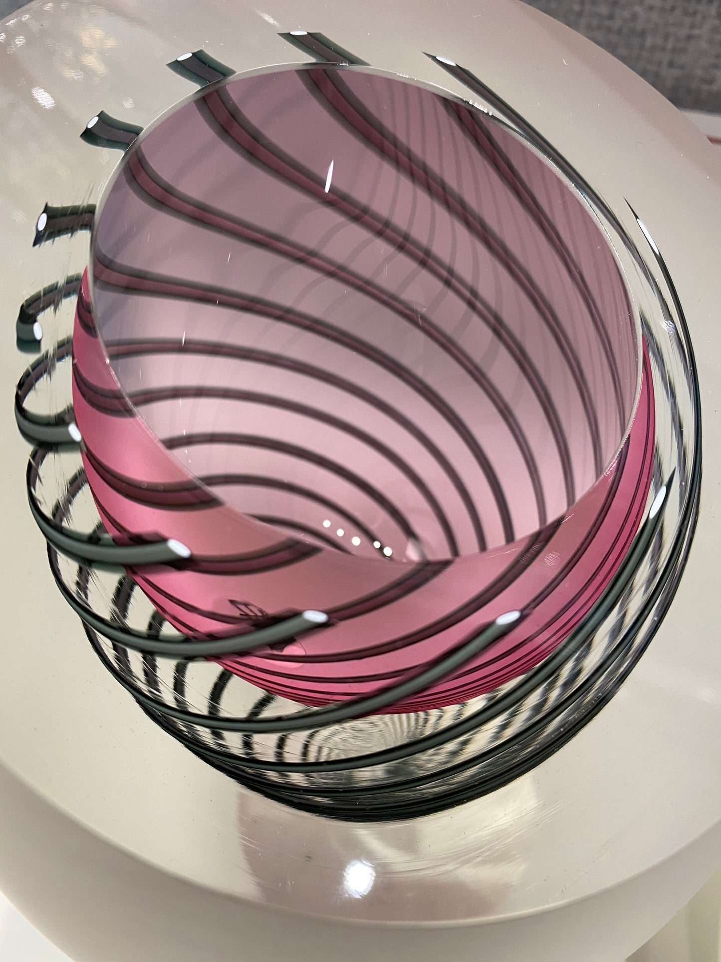 Charlie MacPherson Dizzy Spiral Pink Original - The Acorn Gallery, Pocklington