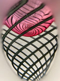 Dizzy Spiral (Pink) - A Glass Art ORIGINAL by Charlie MacPherson