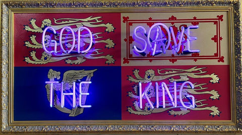 God Save The King ORIGINAL by Illuminati Neon
