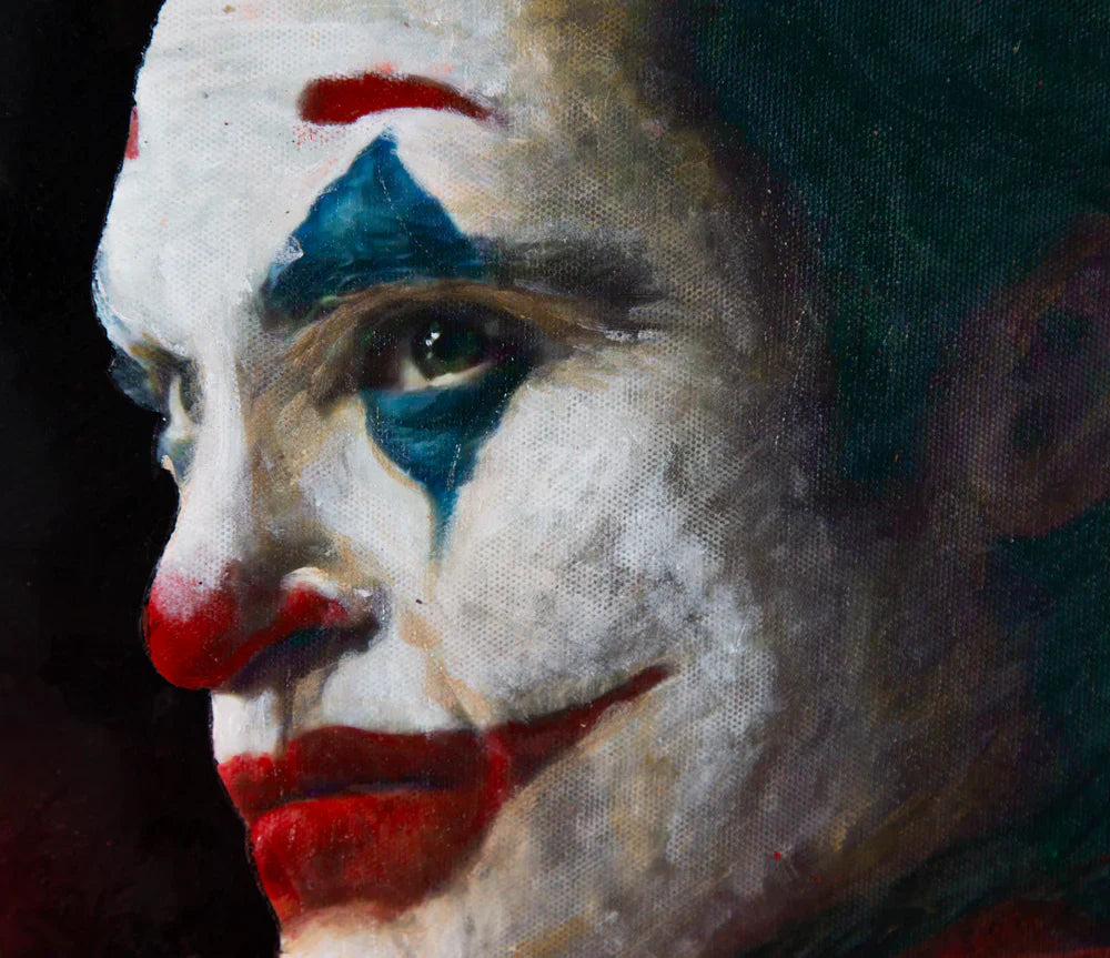 Illuminati Neon Anarchy Joker Red Neon ORIGINAL - The Acorn Gallery, Pocklington