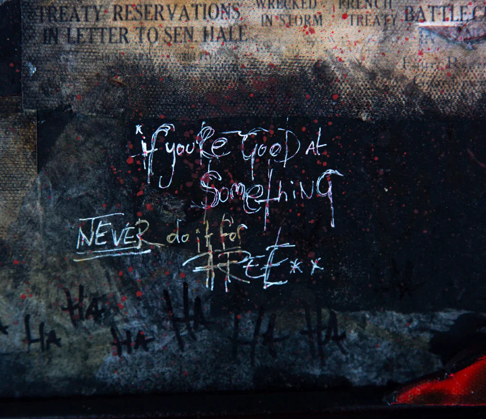 Illuminati Neon Anarchy Joker Red Neon ORIGINAL - The Acorn Gallery, Pocklington