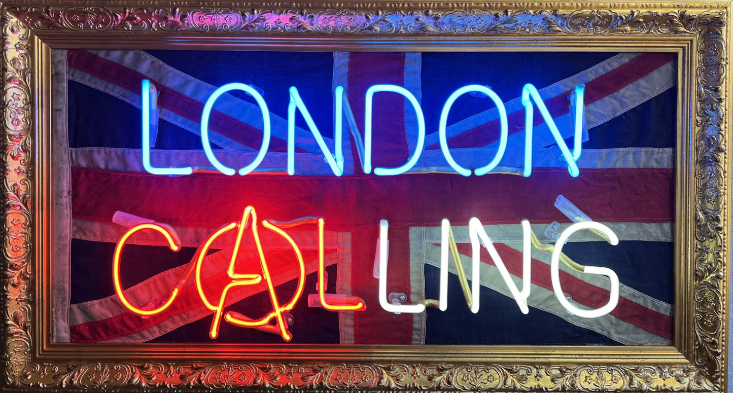 Illuminati Neon London Calling ORIGINAL The Acorn Gallery, Pocklington