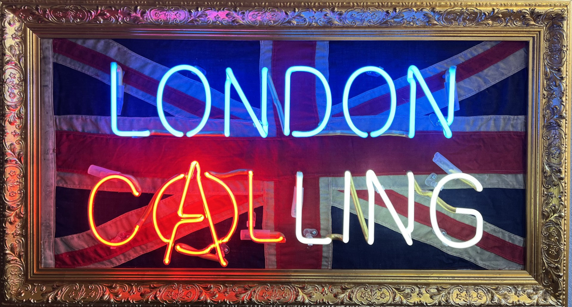 Illuminati Neon London Calling ORIGINAL The Acorn Gallery, Pocklington