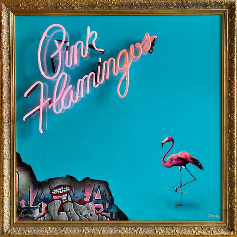 Pink Flamingos ORIGINAL by Illuminati Neon