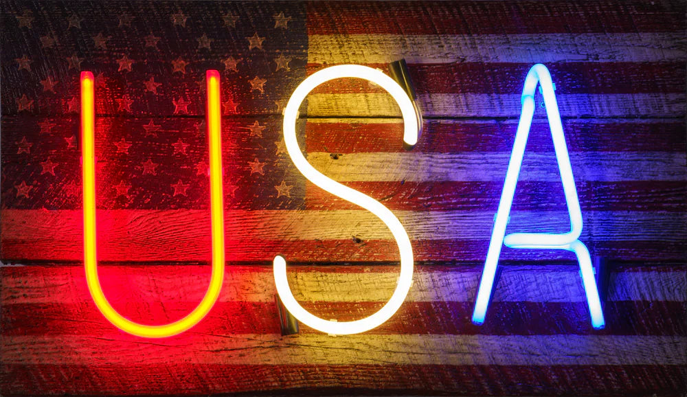 Illuminati Neon USA ORIGINAL - The Acorn Gallery, Pocklington