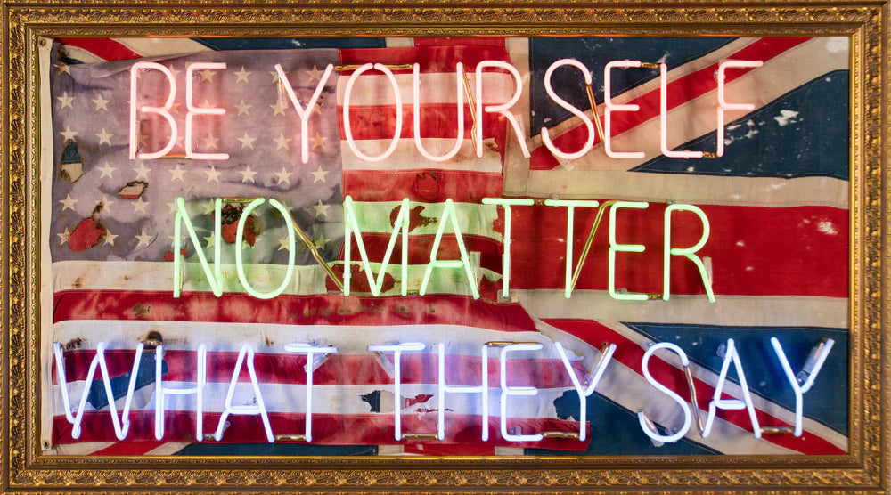 Illuminati Neon Be Yourself ORIGINAL - The Acorn Gallery, Pocklington