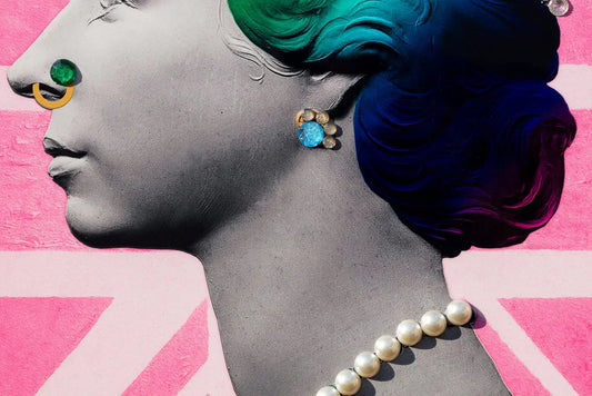Queen Pink Print by Illuminati Neon