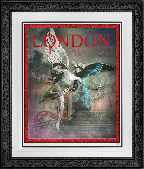 JJ Adams Eros Hand Embellished Framed - The Acorn Gallery, Pocklington