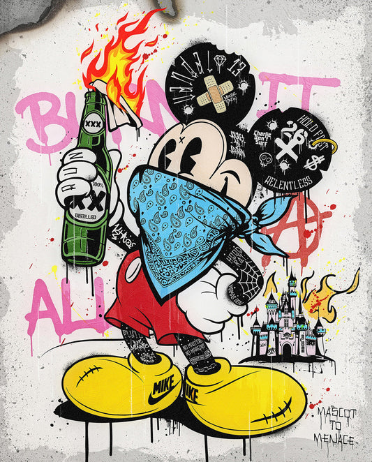 Mascot To Menace Blue by JJ Adams