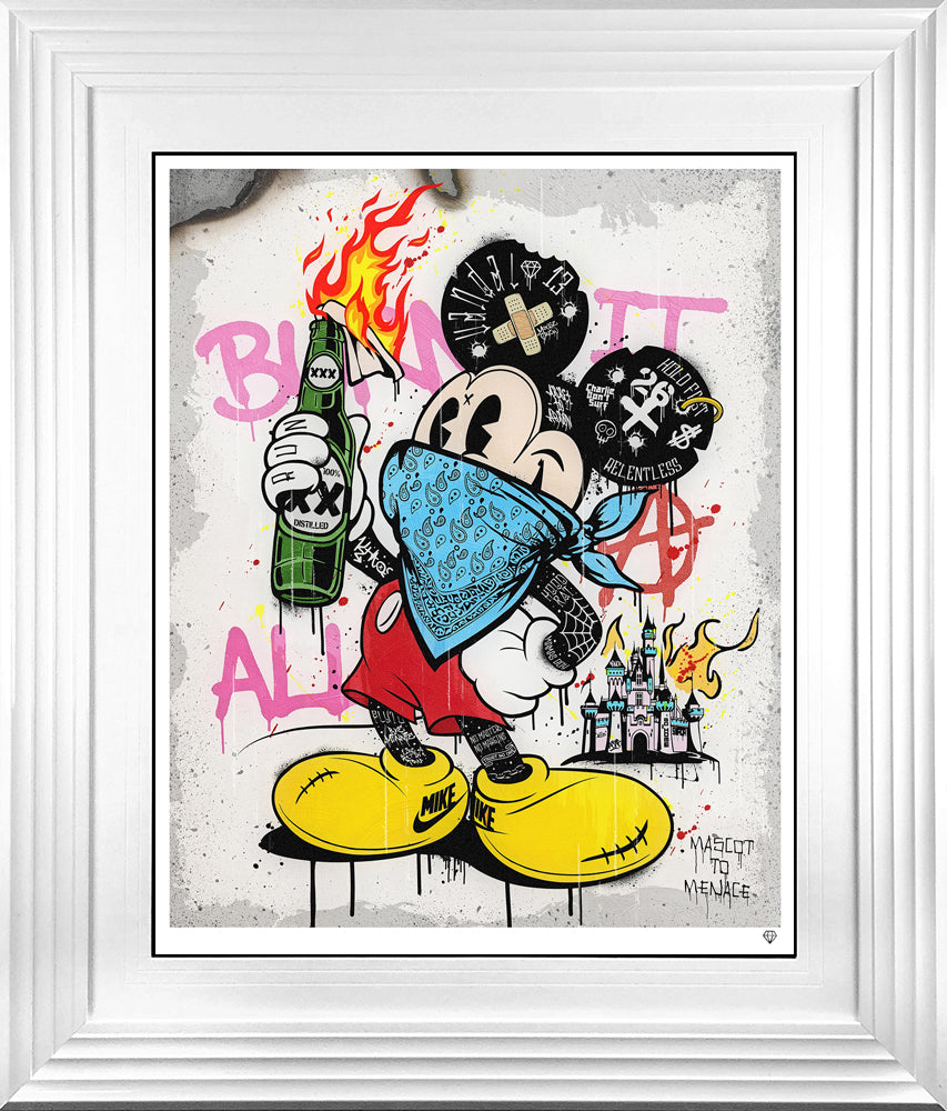 JJ Adams Mascot To Menace Blue - The Acorn Gallery, Pocklington