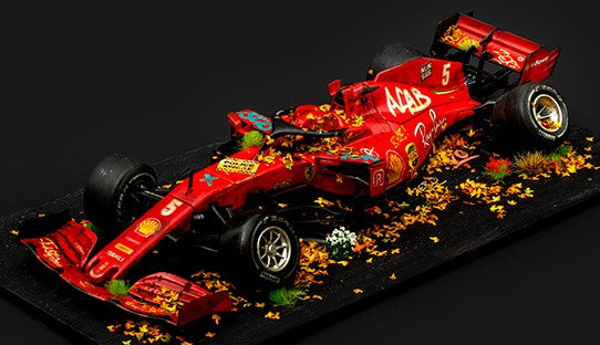 JJ Adams F1 Ferrari Scuderia No. 5 - 2020 Vettel ORIGINAL Sculpture - The Acorn Gallery, Pocklington