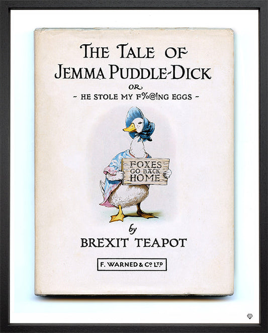 JJ Adams He Stole My F..king Eggs Standard Framed - The Acorn Gallery