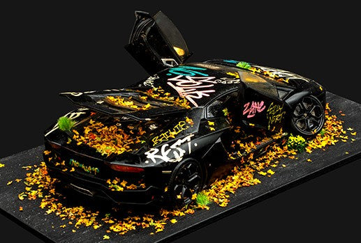 JJ Adams Lamborghini Aventador LP 700-4 ORIGINAL Sculpture - The Acorn Gallery, Pocklington