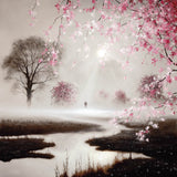 Through Blossom Fields II by John Waterhouse
