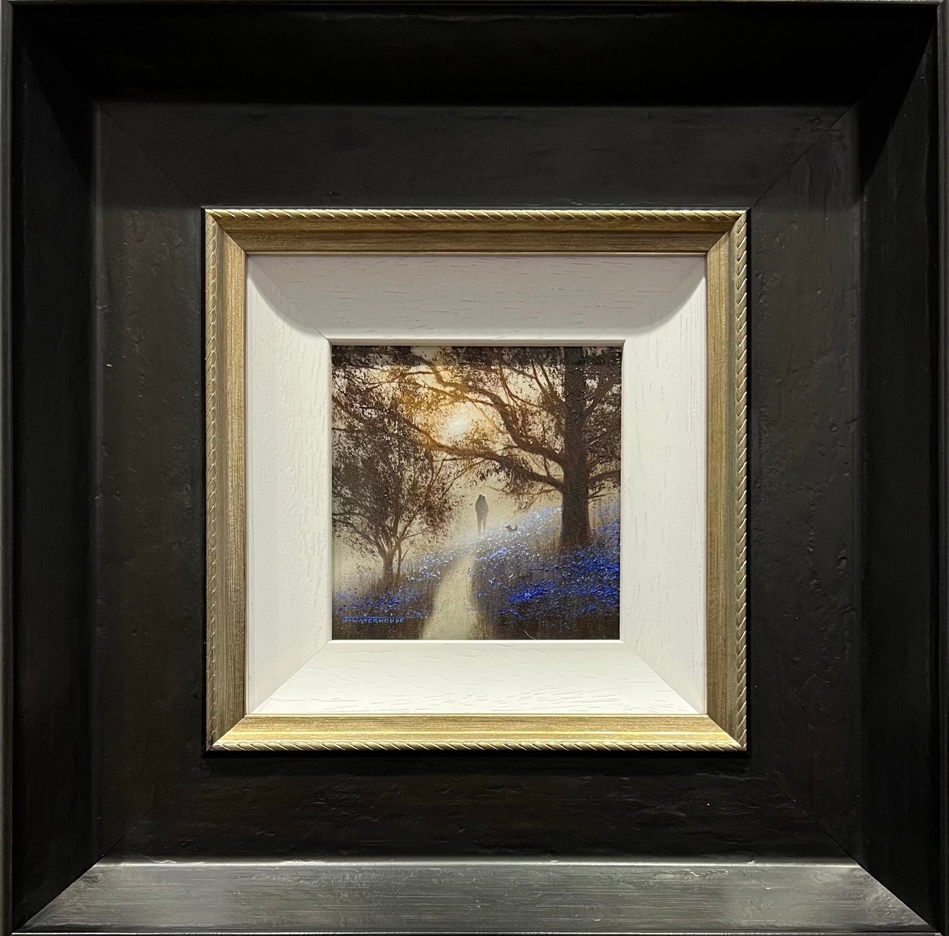 John Waterhouse original painting - Here With My Soul Mate  - The Acorn Gallery, Pocklington