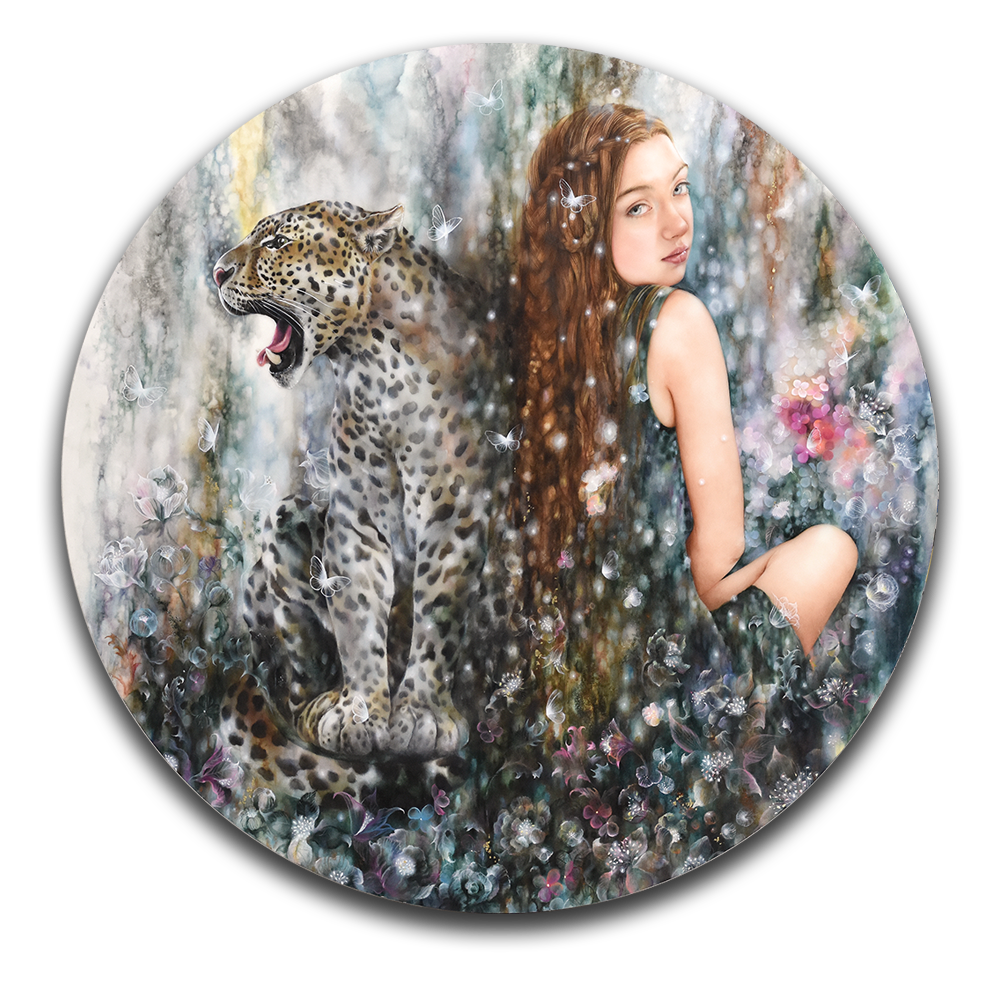 Kerry Darlington Leopardess - The Acorn Gallery, Pocklington