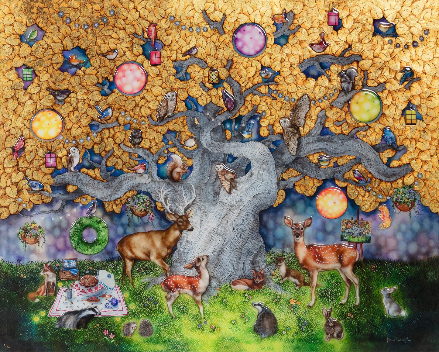 Kerry Darlington new edition - Our Own Little Paradise - The Acorn Gallery Pocklington Shop Online or Call 01759 307652.