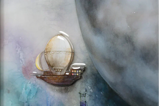 New Kerry Darlington steampunk edition titled So Long Omaha, available now at The Acorn Gallery, Pocklington, delivery available. Shop online or call 01759 307652.