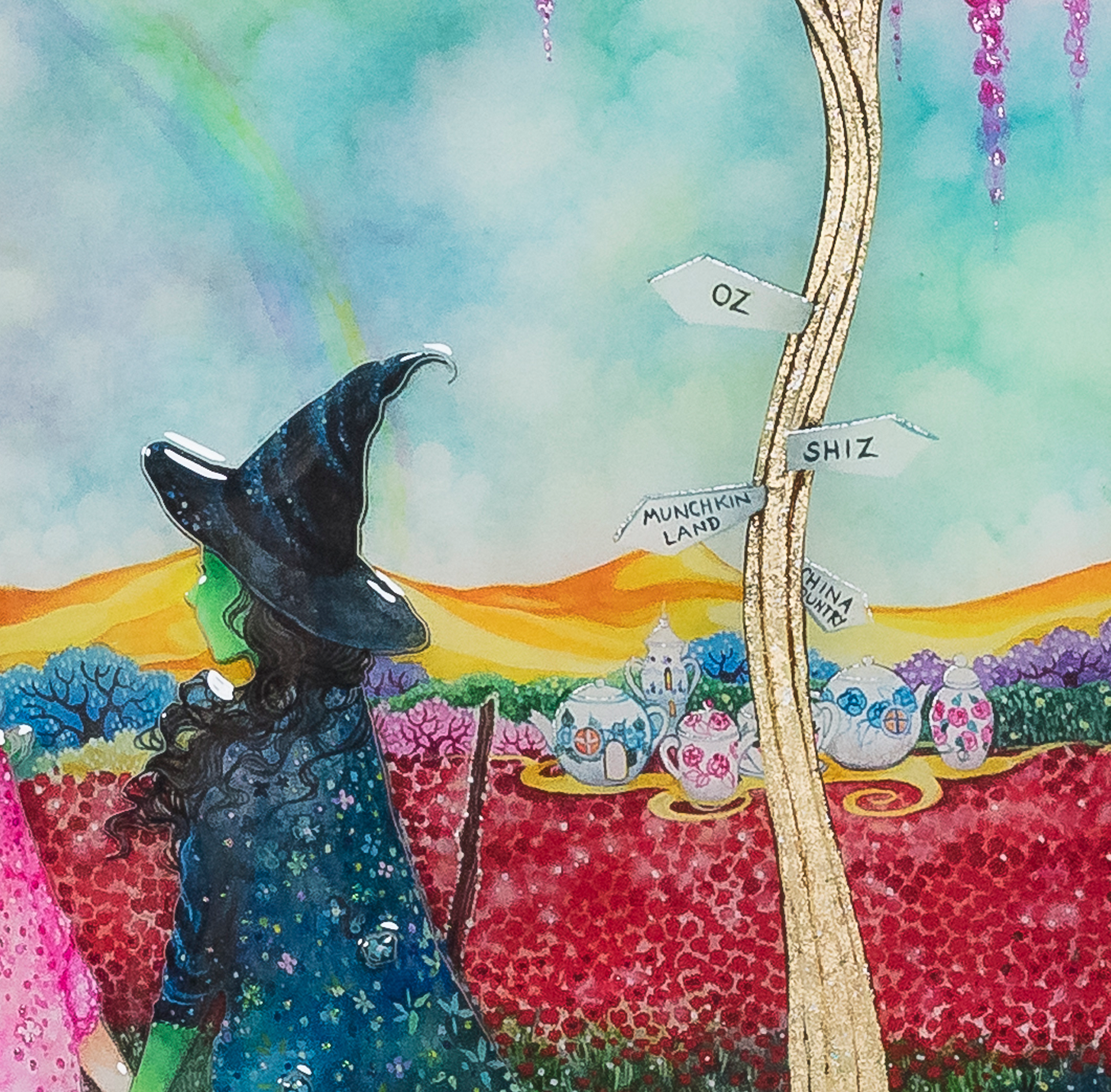 Wicked unique edition by Kerry Darlington. Shop at The Acorn Gallery, Pocklington. Free UK Mainland Delivery. Approved stockist for Kerry Darlington Art. Call 01759 307652.