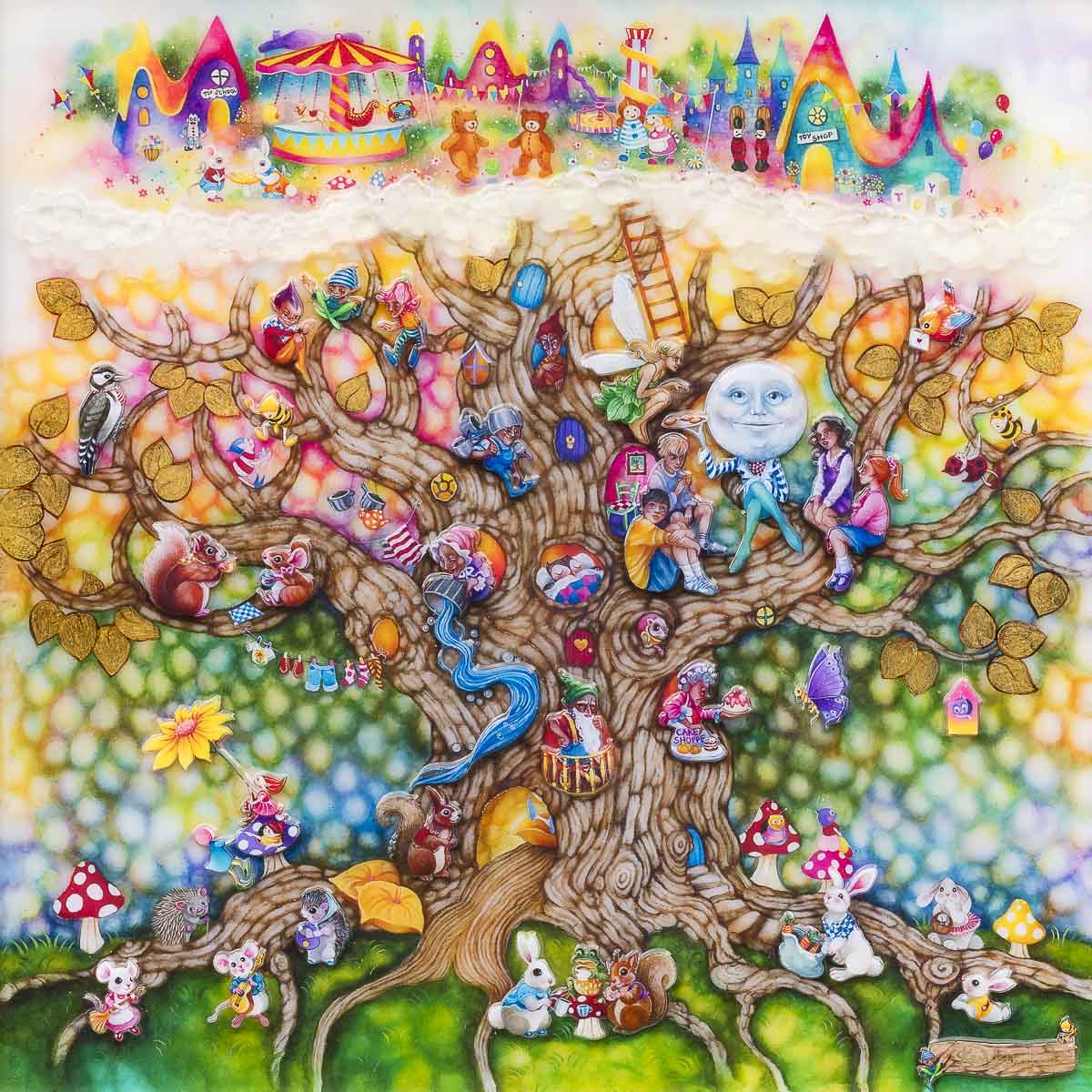 Kerry Darlington Deep In The Whispering Woods Unique Limited Edition Print - The Acorn Gallery, Pocklington