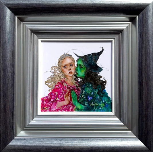 Kerry Darlington Elphie And Glinda Limited Edition Frame available from The Acorn Gallery, Pocklington