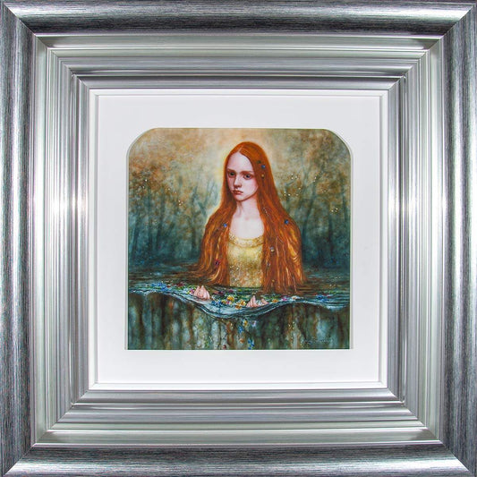 Kerry Darlington Ophelia Limited Edition Print available from The Acorn Gallery, Pocklington