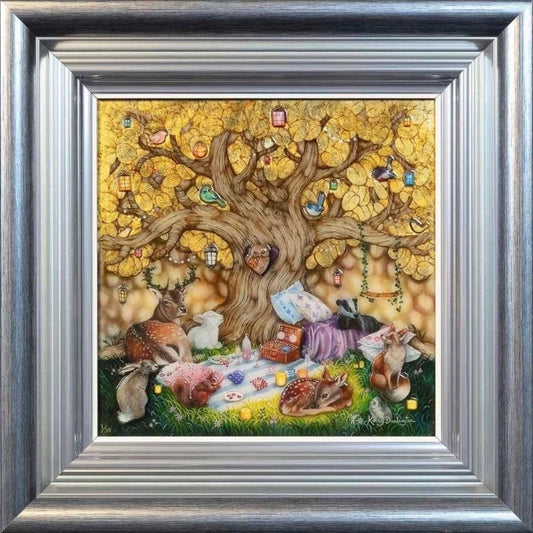 Kerry Darlington Our Golden Canopy Unique Limited Edition Print - The Acorn Gallery, Pocklington