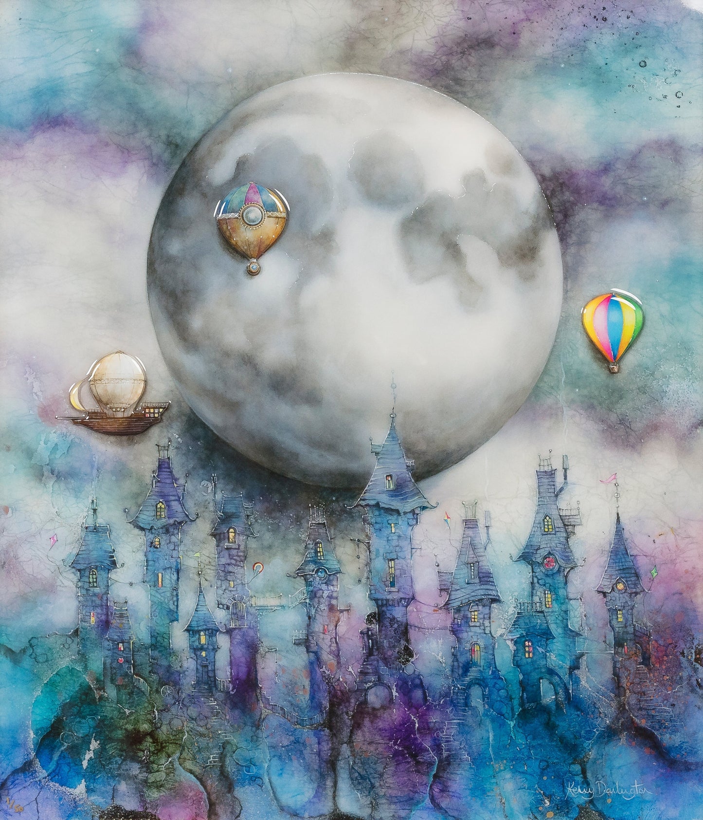 New Kerry Darlington steampunk edition titled So Long Omaha, available now at The Acorn Gallery, Pocklington, delivery available. Shop online or call 01759 307652.