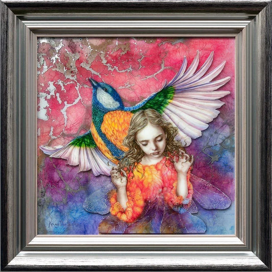 Kerry Darlington Spring Fae Unique Limited Edition Print available from The Acorn Gallery, Pocklington