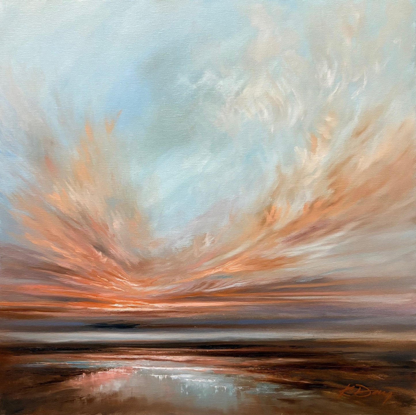 Katie Day Kissed By Copper Original available from The Acorn Gallery, Pocklington