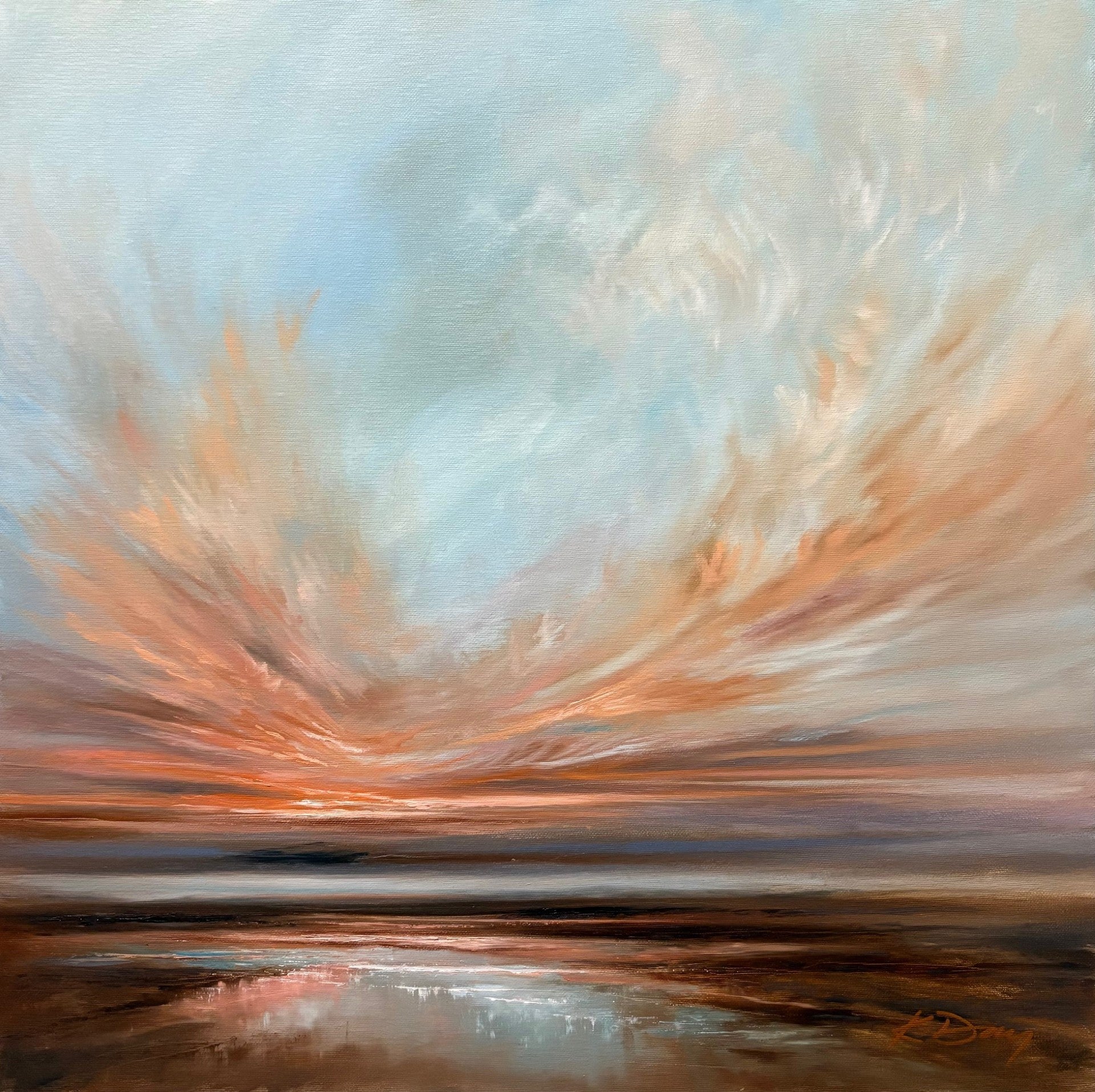 Katie Day Kissed By Copper Original available from The Acorn Gallery, Pocklington