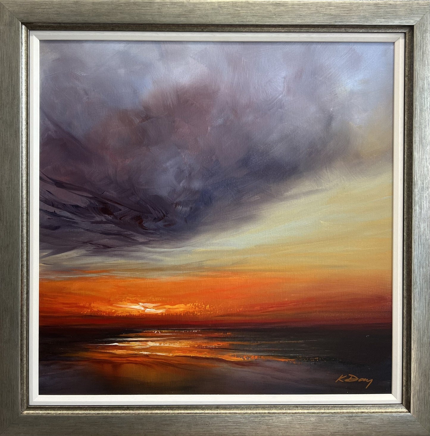 Katie Day Intensity Of Sundown Original available from The Acorn Gallery, Pocklington