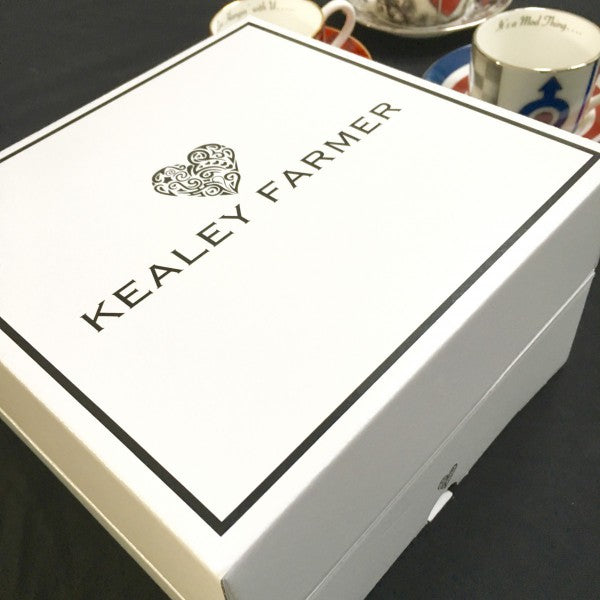 Luv Hangin' With U Cup and Saucer by Kealey Farmer Ceramics