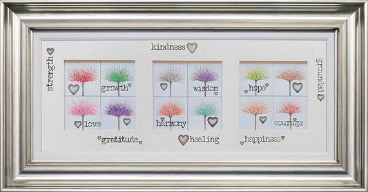 Kealey Farmer Tree Of Life Triptych Original Sketch - The Acorn Gallery, Pocklington