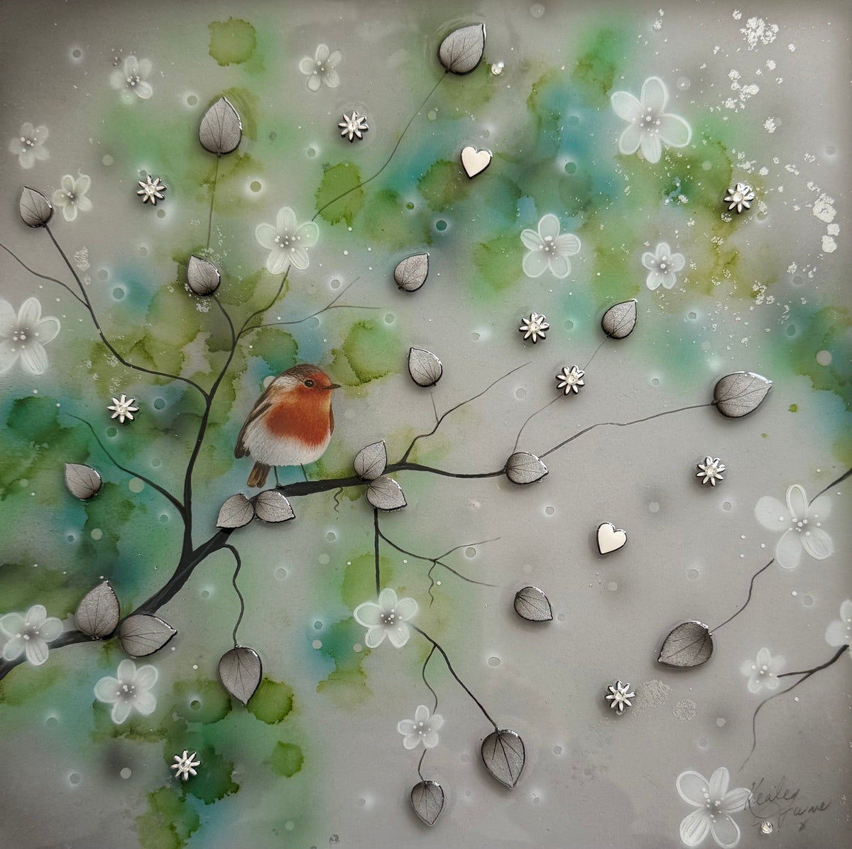 Kealey Farmer Waiting Original available from the Acorn Gallery, Pocklington