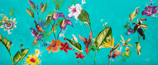 Katy Jade Dobson Tropical Dreams Original - The Acorn Gallery, Pocklington