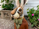 Hare Bust ORIGINAL Sculpture by Louise Brown *NEW*
