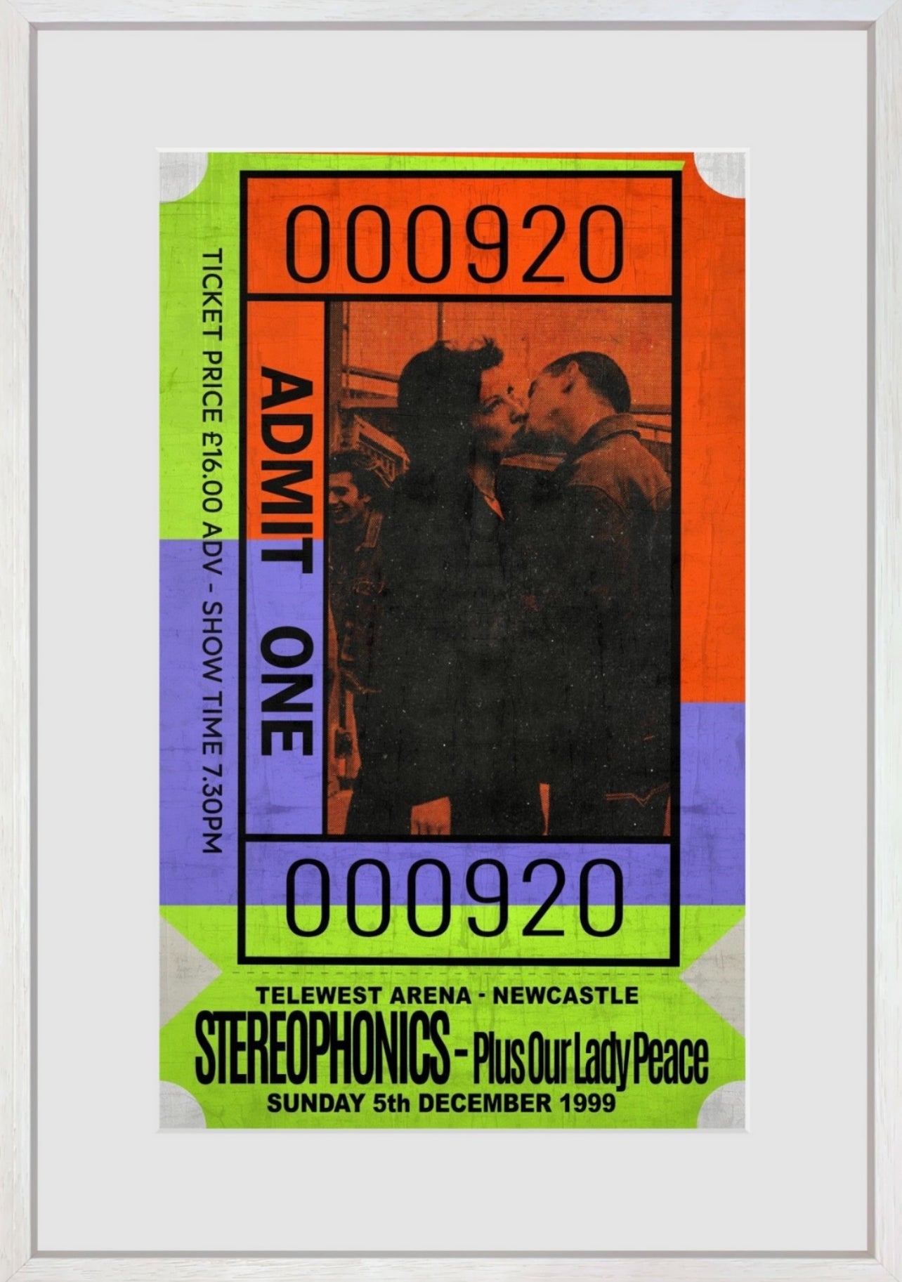 Linda Charles Stereophonics Admit One - The Acorn Gallery, Pocklington