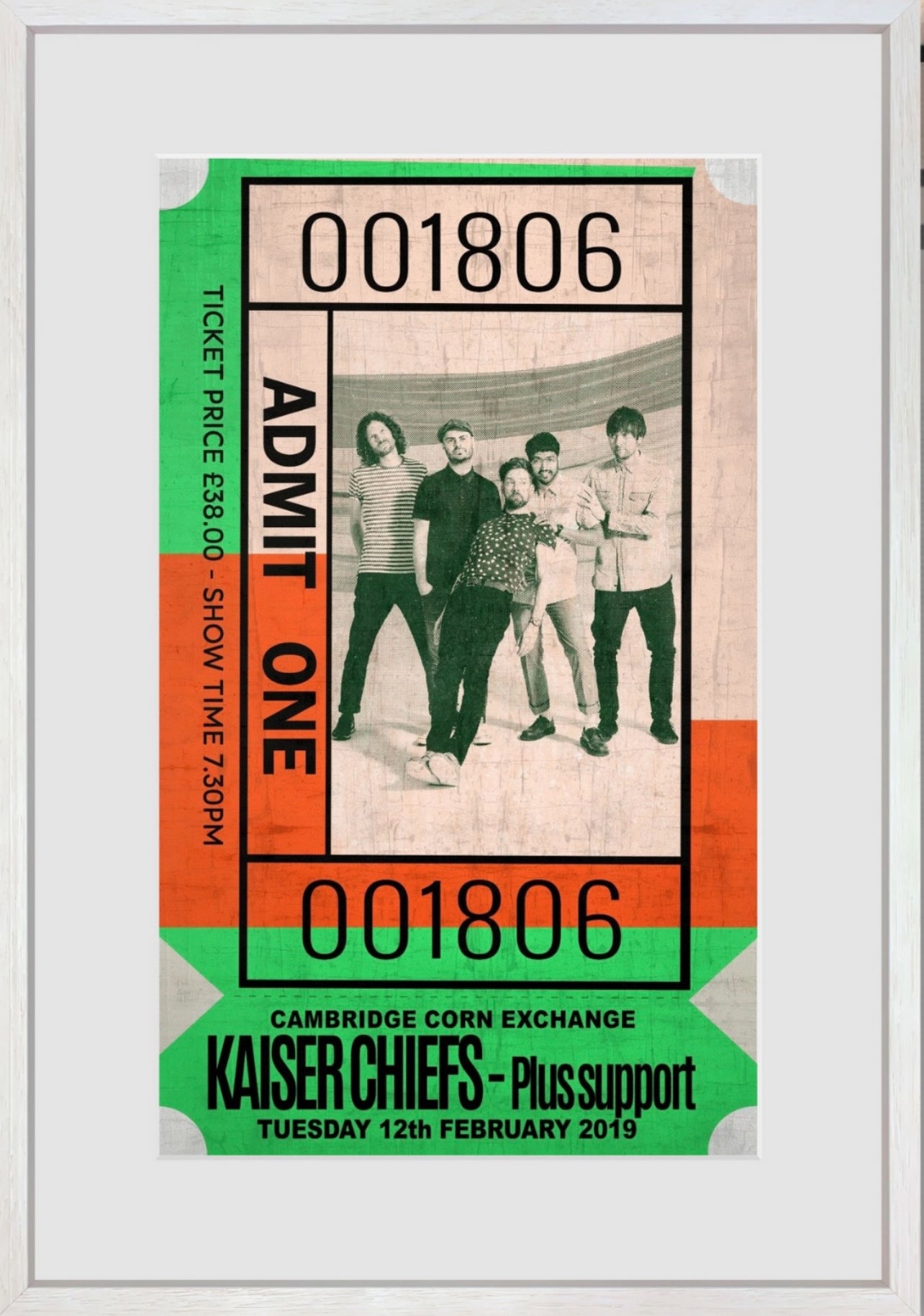 Kaiser Chiefs Admit One by Linda Charles