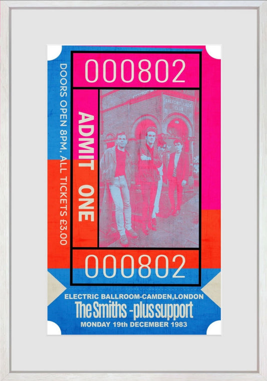 Linda Charles The Smiths Admit One - The Acorn Gallery, Pocklington