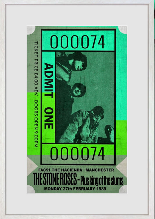 Linda Charles The Stone Roses Admit One - The Acorn Gallery, Pocklington