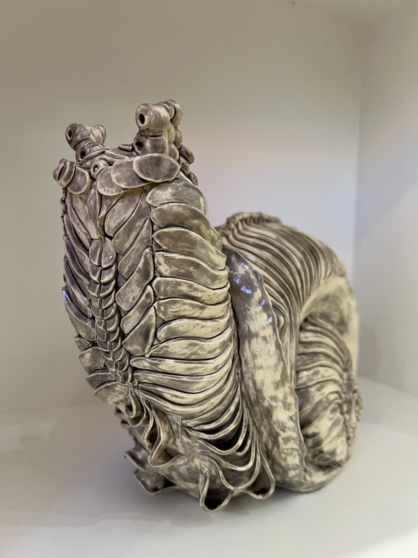 Lorraine Kathryn Studios  Brian The Snail ORIGINAL Sculpture - The Acorn Gallery, Pocklington