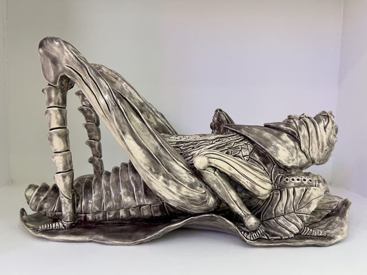  Lorraine Kathryn Studios Graham The Grasshopper Original Sculpture From The Acorn Gallery, Pocklington