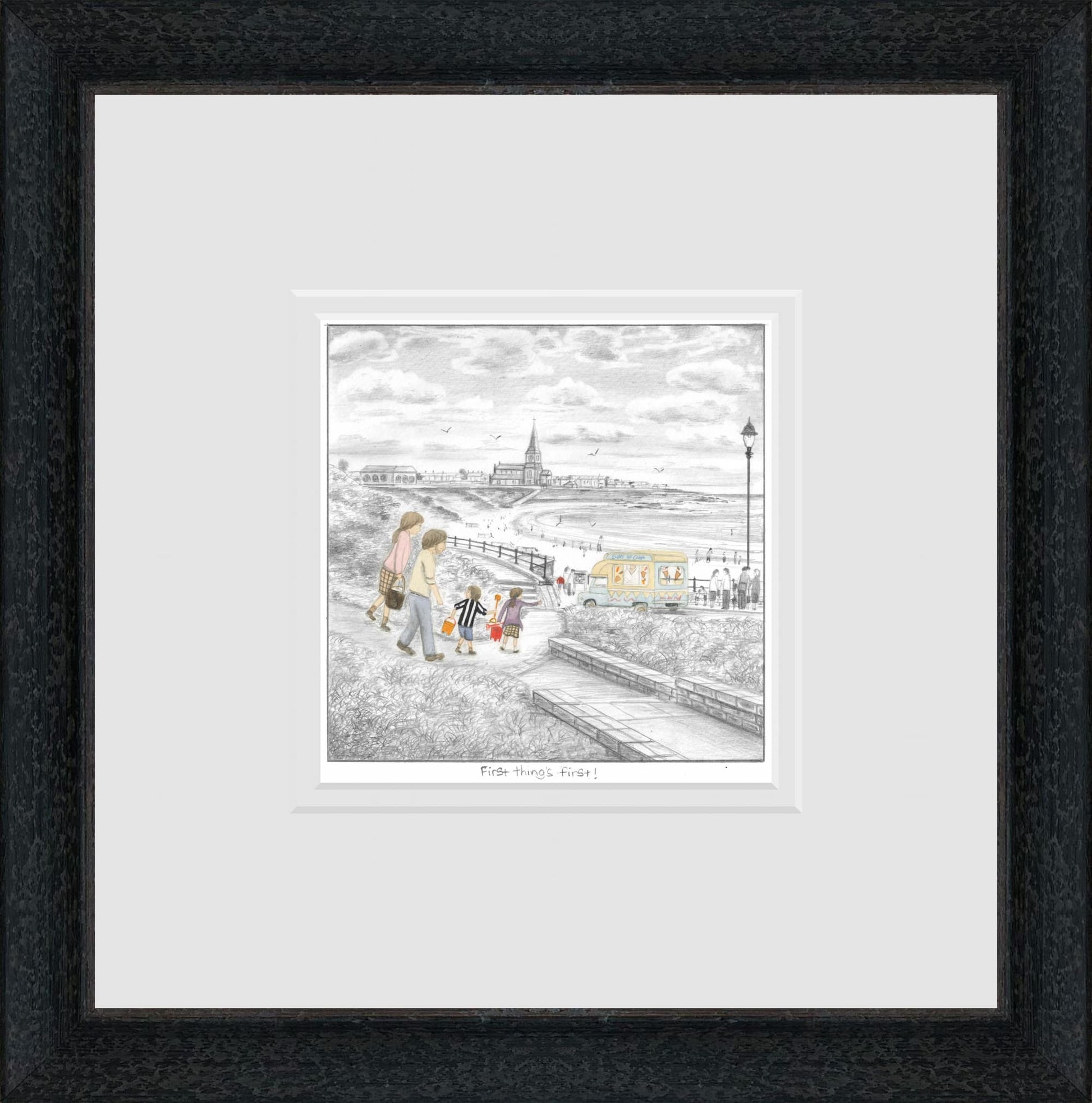 Leigh Lambert First Things First Sketch -The Acorn Gallery Pocklington