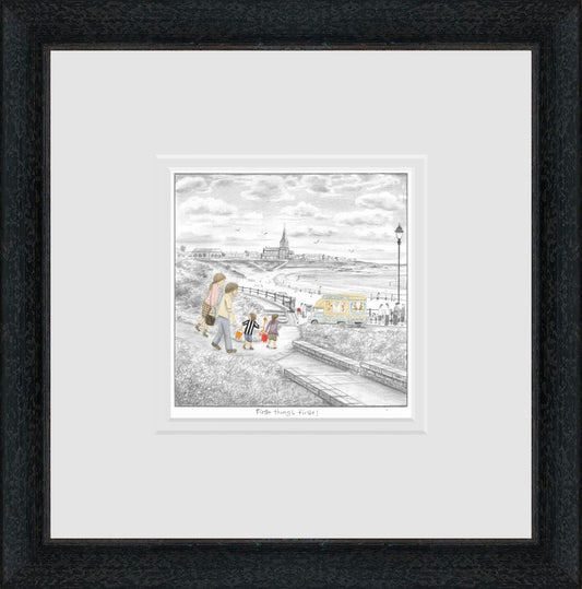 Leigh Lambert First Things First Sketch -The Acorn Gallery Pocklington