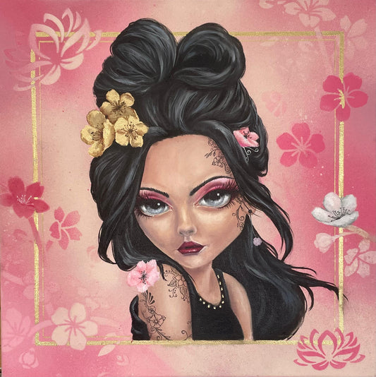 Pink Lady ORIGINAL by Lisa Holmes