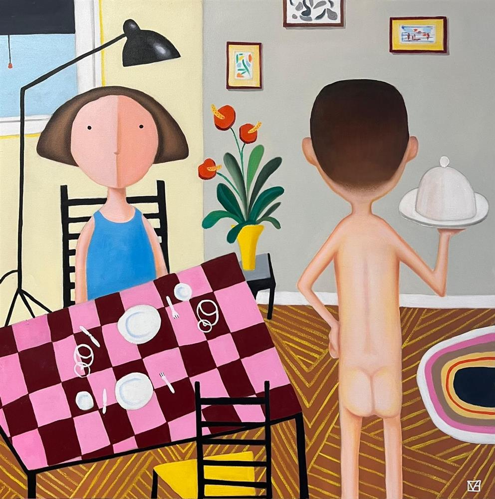 Michael Abrams Coq Au Vin? Original - The Acorn Gallery Pocklington